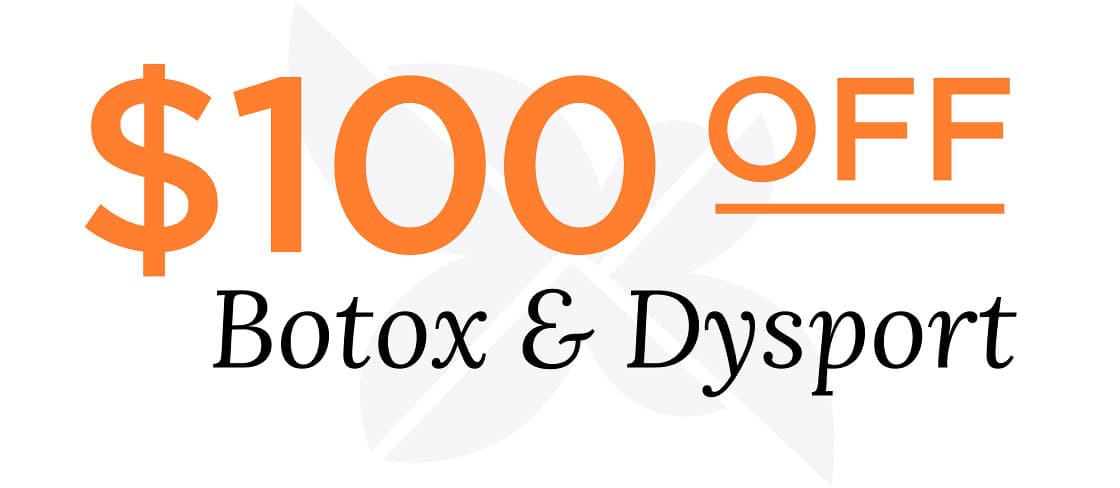 November Special for $100 off Botox & Dysport