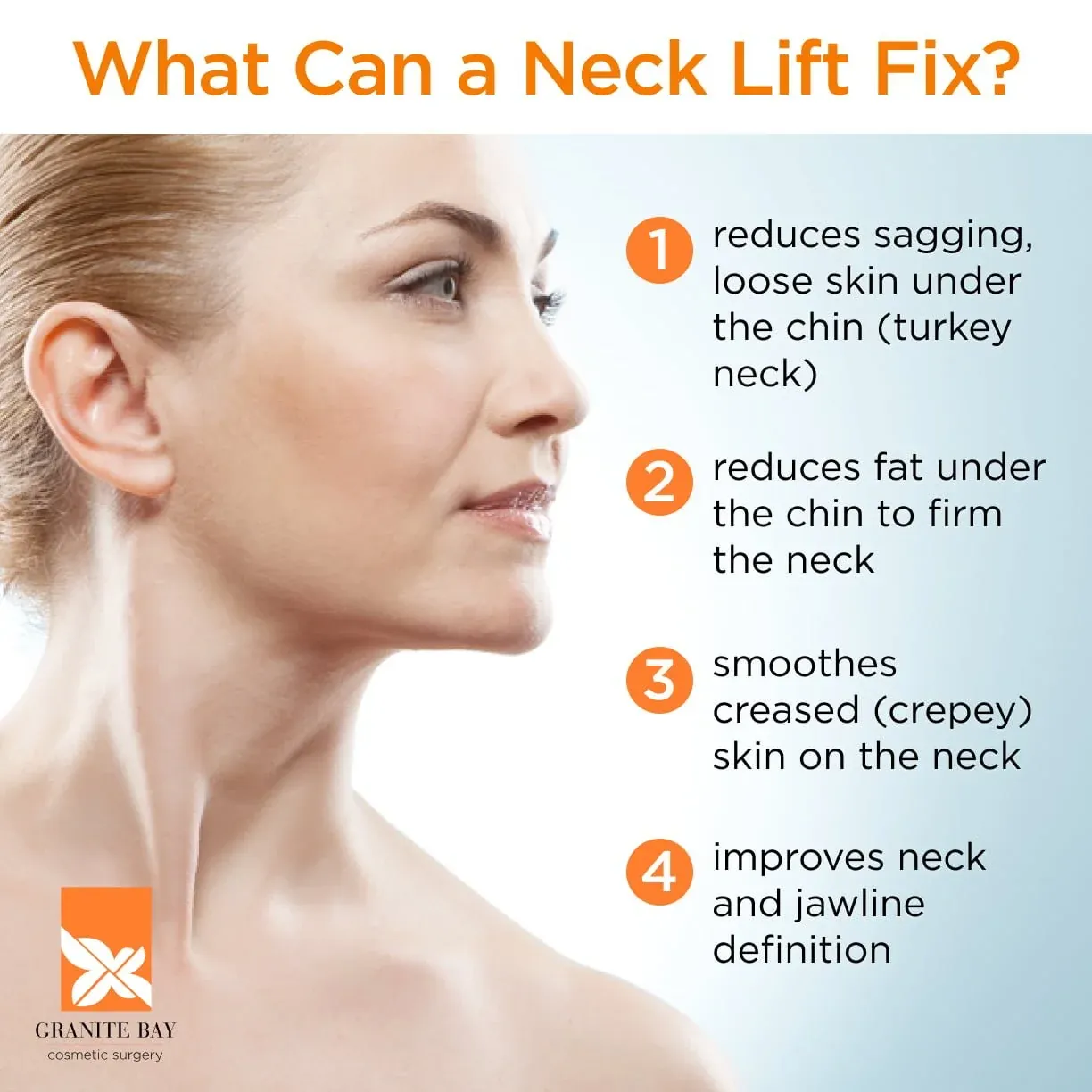 What can a Neck Lift fix graphic