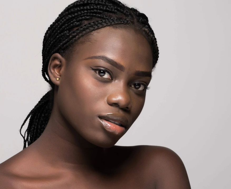 woman with beautiful facial profile