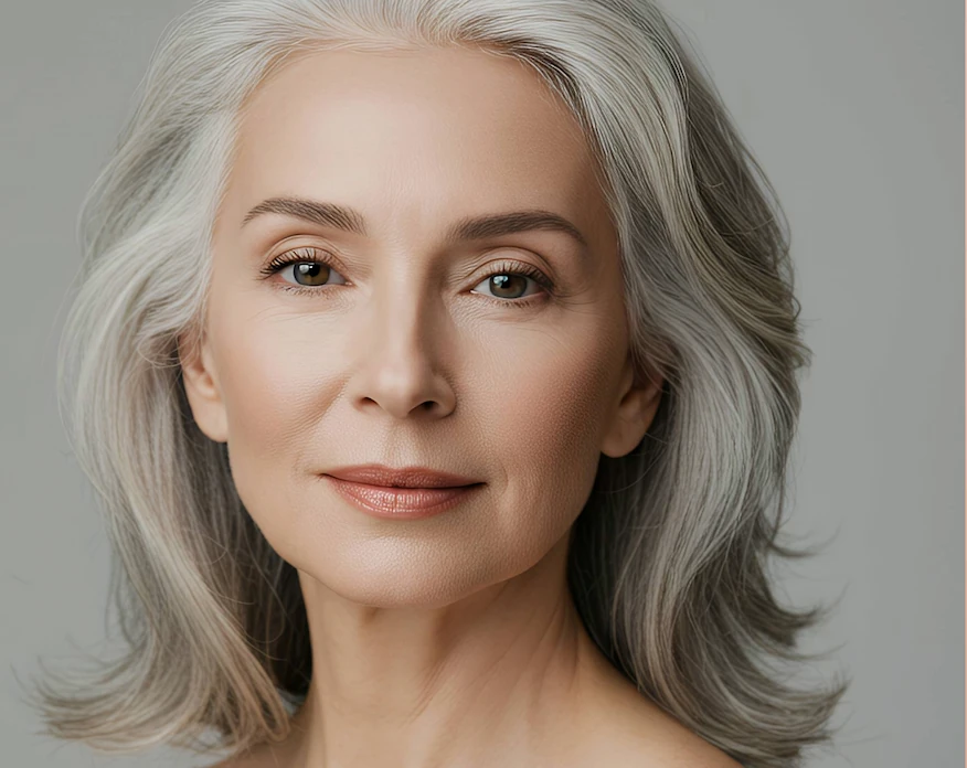 senior woman with rejuvenated look