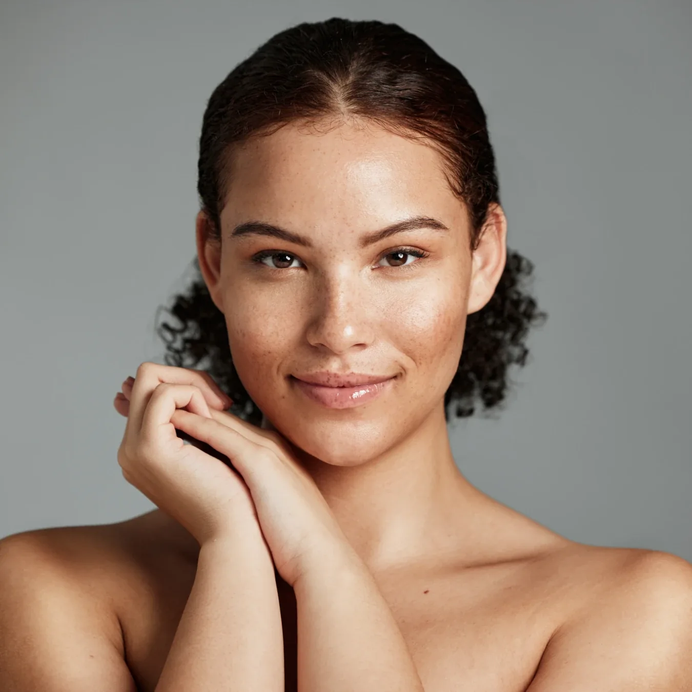 woman with healthy and beautiful skin
