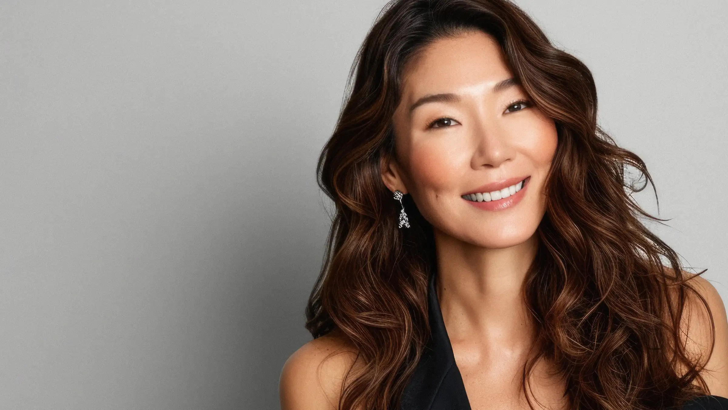 beautiful mature woman with youthful face